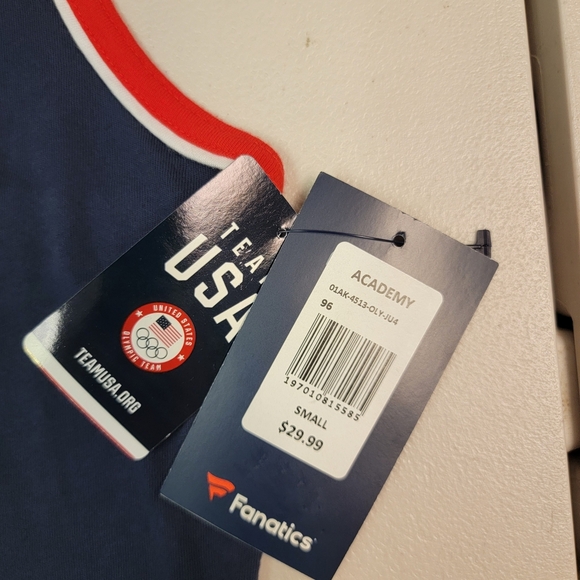 Fanatics Team USA Navy Women's Tank Top Size S - Picture 3 of 7